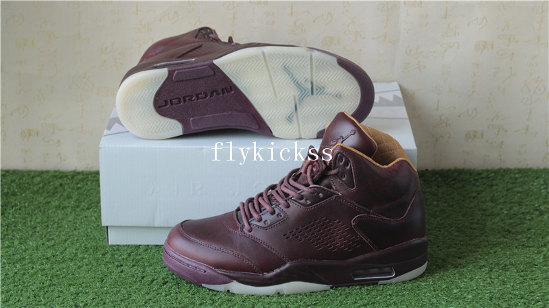 Air Jordan 5 PREM Burgundy Bordeaux